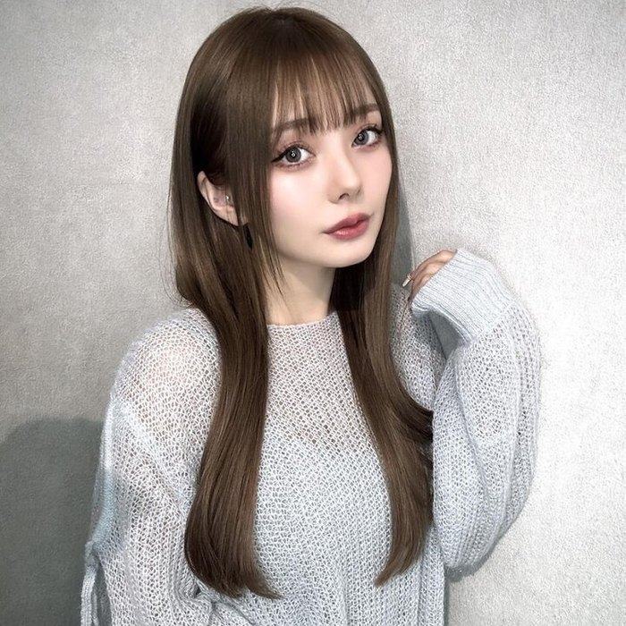 ナチュラルストレートエクステで仕上げる上品ロング｜西心斎橋の美容室 Rigel by KING